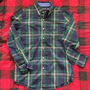 Green Chaps Button-Down Small